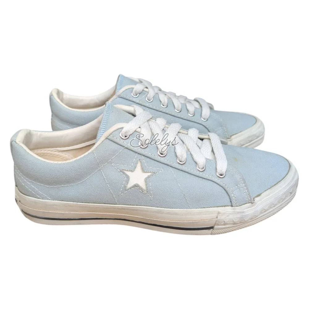 CONVERSE One Star 95 Vintage 1990s Ox Low Sky Blue Made in USA Sneaker Bundle 8